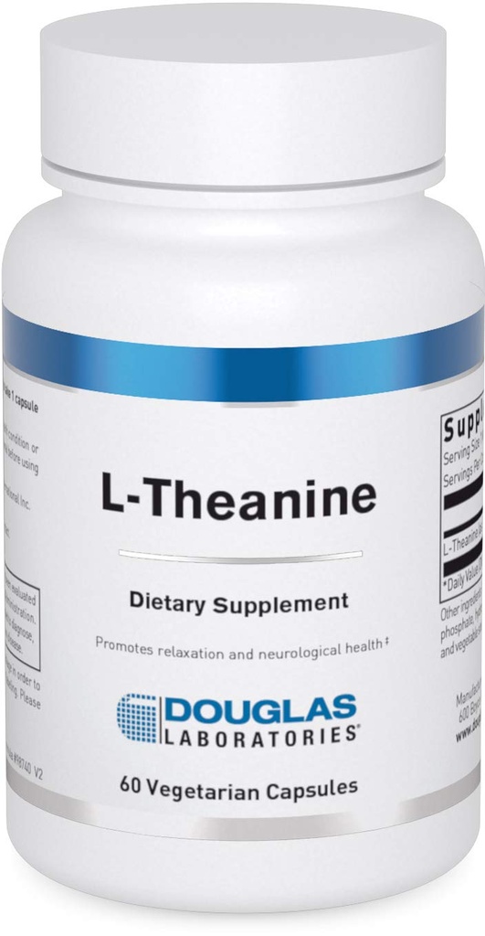 Douglas Laboratories L- Theanine Note 124; fremmer en følelse af Calmness