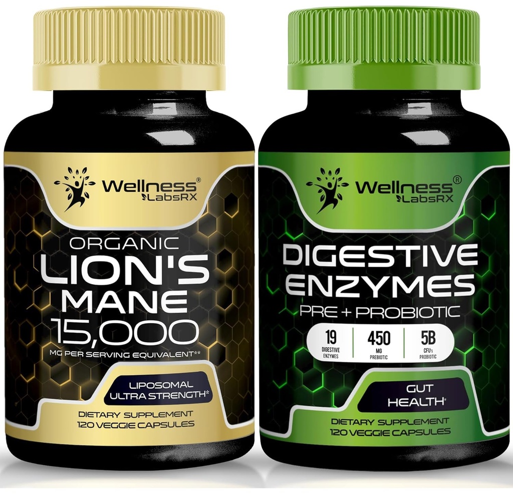WELLENess LASSRX Lions Mane Capsules