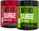 Jacked Factory Nitrogrowse Shred Thermogen Pre- Workout i Watermelon & Watermelon Nitrogrowrus Pre- Workout for mænd og kvinder