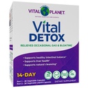 Vital Planet - Vital Detox med Milk Thistle, Quercetin, Alpha Lipoic Acid, Cholin, og urter, for lejlighedsvis gas og Bloating, Understøtter sund Intestinal Balance, 2-del 14 dag Kit, 56 kapsler