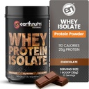 Whey Isolate Protein Powder - Post Workout Recovery Powder for Muscle Recovery & Growth - 25g Protein - Nemt fordøjelig - Non-GMO & Gluten- Free - Chokolade Flavor - 20 Servere (1,41 lbs)