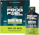 Frog Fuel Power Energized Protein Shot, 15g Protein Nano- Hydrolyzed Grass Fed Collagen, 120mg Koffein, Fat & Sugar Free, 22 Aminosyrer, 0 Carbs, Berry, 1 oz Packets, 24 Pack