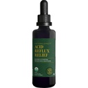 Global Healing Acid Reflux Relief Organic Liquid Supplement W / Slippery Elm - Hjælper med upset Mave, Heartburn, fordøjelsesbesvær - Understøtter kroppens forsvar mod fordøjelsesproblemer - 2 Fl oz
