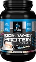 eFlow Nutrition 100% Whey Protein Isolate - Lactose- Gratis fordøjelsesenzymer Tilføjet, Lav Carb, Post Workout Shake, Hurtig digesting for Optimal Muscle Recovery - Fødselsdagskage (26 Servere)