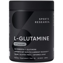 Sport Research ® L- Glutamin - Workout Recovery, Immunsundhed & Gut Health Support - 5 G Per Serving - 10.58 Oz