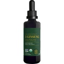 Global Healing Center - Ginseng - Organic Raw Herbal Extract - Liquid Panax Supplement Drop Promodes Energy - Koreansk og sibirisk Ginseng Supplement, Maca, Ashwagandha - Non- GMO - 2 Fl Oz