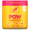 EBOOST POW Natural Pre Workout Powder - 20 Servering - Tropical Punch - En Pre Workout supplement til ydeevne, fælles mobilitetsstøtte, energi, fokus - Mænd & kvinder - Non-GMO, Gluten- Free, Ingen Creatin