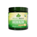 Organic Muscle Super Green Powder Organic Superfood Powder med Probiotika, Spirulina, Chlorella, og Matcha Buddy 124; Non- GMO, 30 Servere
