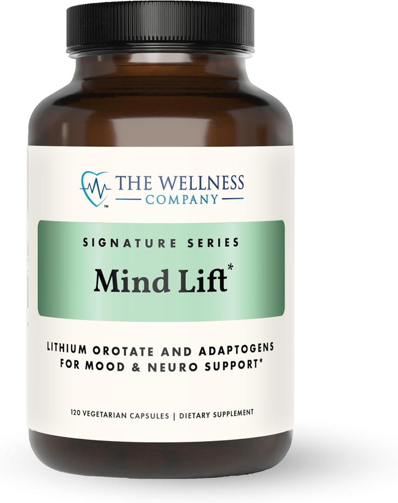 Mind Lift - Mood Boost, Mental Focus, Cognitive Defense - Lithium, GABA, DHA L- Phenylalanin