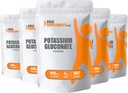 BulkSupplements.com Potassium Gluconate Powder - Potassium Supplement, Mineral Supplement - Gluten Free, 600mg per Serving, 5kg (11 lbs) (Pack of 5)