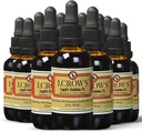 J.CROW 'S ® Lugol' s opløsning af jod 2% 2 oz (12 flasker) - Premium Jod & Kalium Iodide Liquid, Gluten &, Alkohol- Free Natural Brun Extract, Ingen Udåndinger