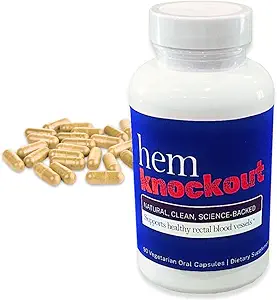 Intern hæmoride Relief Supplement- Fast- Fungerende piller til smerte, hævelse og blødning - Natural Vein Styrkelse Formel - 90 dages forsyning - Made in USA