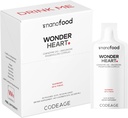 Codeage Wonder Heart Liquid CoQ10 Liposomal Ubiquinone Supplement, Coenzym Q10 Heart Vitaminer, Non- GMO Sunflower Phosphatidylcholine Vegan Blend, Raspberry Flavored Softgel, pakke med 30 Pouches