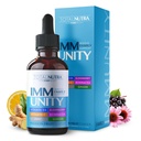 Total immun 6- in-1 Flydende Multivitamin Supplement Name 124; 100% Daglig zink, vitamin D3, C-vitamin Immunitet Dropper Vitamin Flydende # 124; Elderberry, Echinacea, Ginger Support til voksne & Kids # 124; 4 oz Passionsfrugt