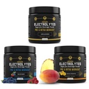 MMA Nutrition HRDWRK - 100 Servere Keto Electrolytes Powder Hydration Sugar Free - Electrolyte Powder to Boost Endurance & Reducer Træthed med Electrolytes Supplement sæt af 3
