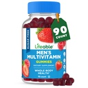 Levende sukker fri Multivitamin til mænd Gummier • 124; med jern og 18 Essentielle Vitamin og mineraler • 124; Sukker fri Vitamin • 124; 90 Gummier
