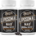 1800 MG Liposomal NAD Supplement, NAD + Supplement svarende til Nicotinamid Riboside, 98% Pure NAD Plus Supplement for Energy Booster & Cellular Reparation for mænd og kvinder, non-GMO, 120 Softgels