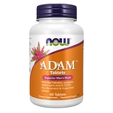 Now Foods Supplements, ADAM ™ Mænds Multivitamin med Saw Palmetto, Lycopene, Alpha Lipoic Acid og CoQ10, Plus Natural Resveratrol & Grape Seed Extract, 60 tabletter
