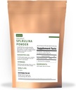 Organic Spirulina Powder, Non- GMO, USDA Certified, A Superfood med højt protein, Boost Energy, Enhance Immunity, Individuel pakke