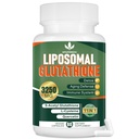 3250 MG Liposomal Glutathion Supplement, Reduceret L- Glutathion med Resveratrol, Quercetin, Antioxidant Supplement for immunsystem, Gluten Free & Non- GMO, 60 Kapsler