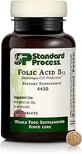 Standard Process Inc. Folinsyre B12- 180 tabletter