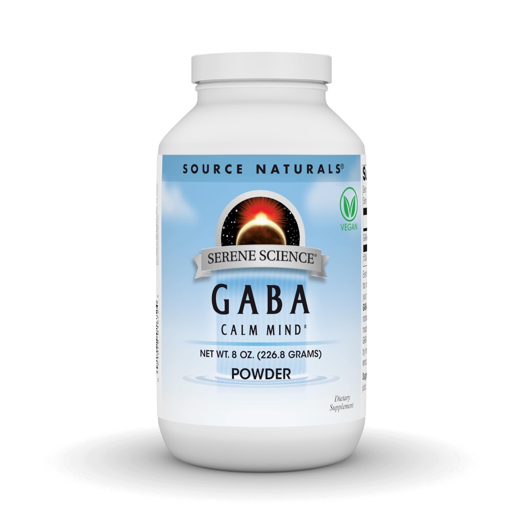 Source Naturals Serene Science GABA, 750 mg - 8 oz Pulver