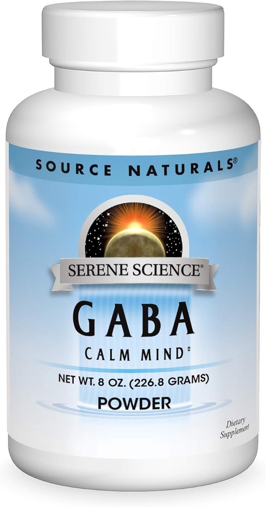 Source Naturals Serene Science GABA, 750 mg - 8 oz Pulver