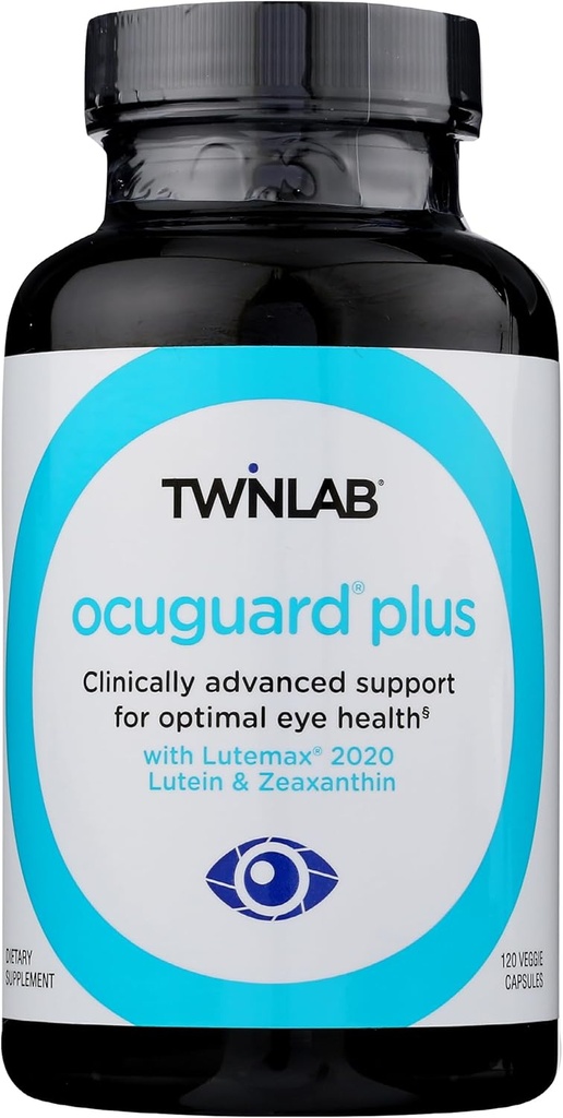 Twinlab Ocuguard Plus - Øjentillæg med zink, vitamin A, C & D - 120 Veggie kapsler