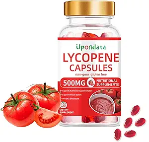 Lycopene kapsler - 500mg / 100 Softgels Natural Tomato Extract Organic Complex Formel Supplement - Gluten- Free, Non- GMO (1 Pack)