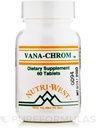 Vana- Chrom - 60 tabletter af Nutri West