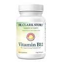 Dr. Clark Vitamin B12 Supplement, 1 mg, 50 Gelatine kapsler