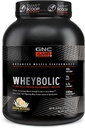 GNC AMP Wheybolsk Klinisk Proven Protein Powder, 40g Whey Protein, BCAA, Leucin, Øger muskelstyrke, Muscle Building, 3. part testet, Gluten Free, Banana Milkshake, 25 Servere