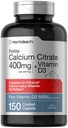 Horbäach Calcium Citrat med D3- vitamin 124; 150 Petite Overtrukket Caplets