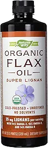 Nature's Way Nature's Way Organic Flax Oil Super Lignan, 24 Fl Ounce (Pack of 6)