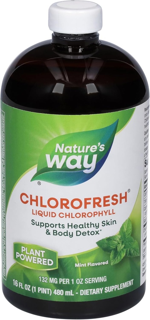Nature Way Chlorfresh Liquid Chlorophyll 16 ozs (Mint Flavor)