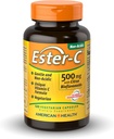 American Health Ester- C 500 mg med Citrus Bioflavonoider - 120 vegetariske kapsler - 24-timers immunforsvar - non-GMO, Vegan, Gluten Free - 60 Servere