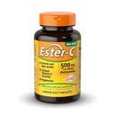American Health Ester- C 500 mg med Citrus Bioflavonoider - 120 vegetariske kapsler - 24-timers immunforsvar - non-GMO, Vegan, Gluten Free - 60 Servere