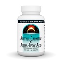 Source Naturals Acetyl L- Carnitin & Alpha- Lipoic Acid, for cellular Vitality *, 650mg - 60 tabletter