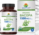 Brieofood Organic Bacopa 1500mg, 45 Servering, Vegetarisk, Gluten Free, 90 Vegetarisk...