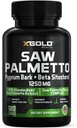 X Gold Health Saw Palmetto Prostata Supplement for mænd i 124; Pygeum Bark i 124; Beta sitosterol Supplement 124; Potent 3X Formel 124; Urinfunktion Prostata 124; DHT Blocker Hår vækst i 124; 4 Måned Supply Made i USA