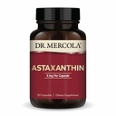 Dr. Mercola Organic Astaxanthin - 4 mg Astaxanthin - Kraftfuld Antioxidant Support - Organic Microalger Extract - Non-GMO, Gluten- Free & Soy- Free - 30 kapsler (30 Servere)