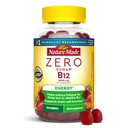 Nature Made Zero Sugar Energy Vitamin B12 Gummies 1000 mcg per servering, B12 Vitamin, Energy Metabolisme Support, Aspartam Free, 110 Sugar Free Gummies, 55 Day Supply