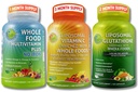 Immuno & Daglig Wellness Support Bundle for Women & Men - Liposomal Vitamin C 1500mg + Vegan Whole Food Multivitamin Ingen Iron + Liposomal Glutathione 500mg - Vegan, Non- GMO, Clean Daily Wellness Support
