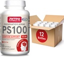 Jarrow Formulas PS100 Phosphatidylserin 100 mg, Kosttilskud til Hjerne Sundhed og Kognition Support, 30 Softgels, 10- 30 Day Supply, Pack of 12