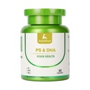 Magnesium L- threonat - 100mg, DHA- 100mg, Phosphatidylserine- 40mg, Magnesiumkompleks Kosttilskud til ældre børn Hjernesundhed og kognitiv støtte Forbedre hjernen - 60 kapsler