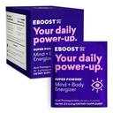 EBOOST Super Energy Powder Drink Mix, Non- GMO Electrolyte Supplement Indfyldt med vitaminer (Acai Pomegranate), 0,2 Ounce (pakke med 20)