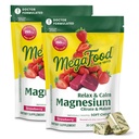 MegaFood Relax + Calm Magnesium Supplement - Soft Chews with Magnesium Citrate & Malate for Heart Health, Muscle Tension & Mere - Vegetar - Strawberry Flavor - 30 Chews per pakke (2 Pack)