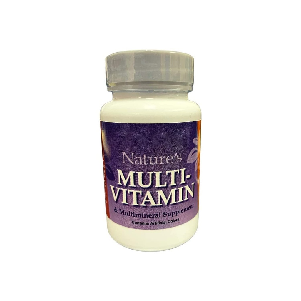 Nutmeg State Nutrition HealthyWise Nature Multivitaminer & Mineral Kosttilskud til immunforsvar, 30 dages forsyning, Vitamin A, C, D, E, B, Zink