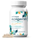 Apigenin supplement for hvile og afslapning Support - 50mg Apigenin per kapsel med Magnesium Glycinat 275mg L- Theanine 100mg GABA 100mg - 98% Ultra- High Renhed