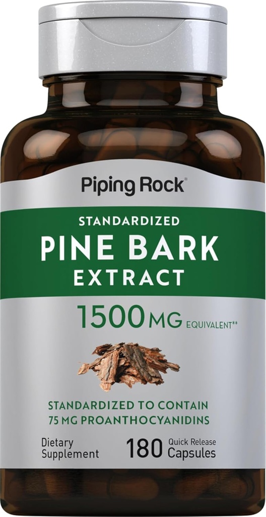 Piping Rock Pine Bark Uddrag Kapsler: 124; 1500mg